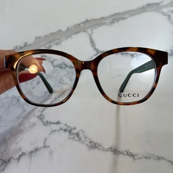 GG G u c c i Tortoise Shell Eyeglasses - Picture 5 of 9